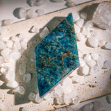 Blue Apatite Diamond Ornament
