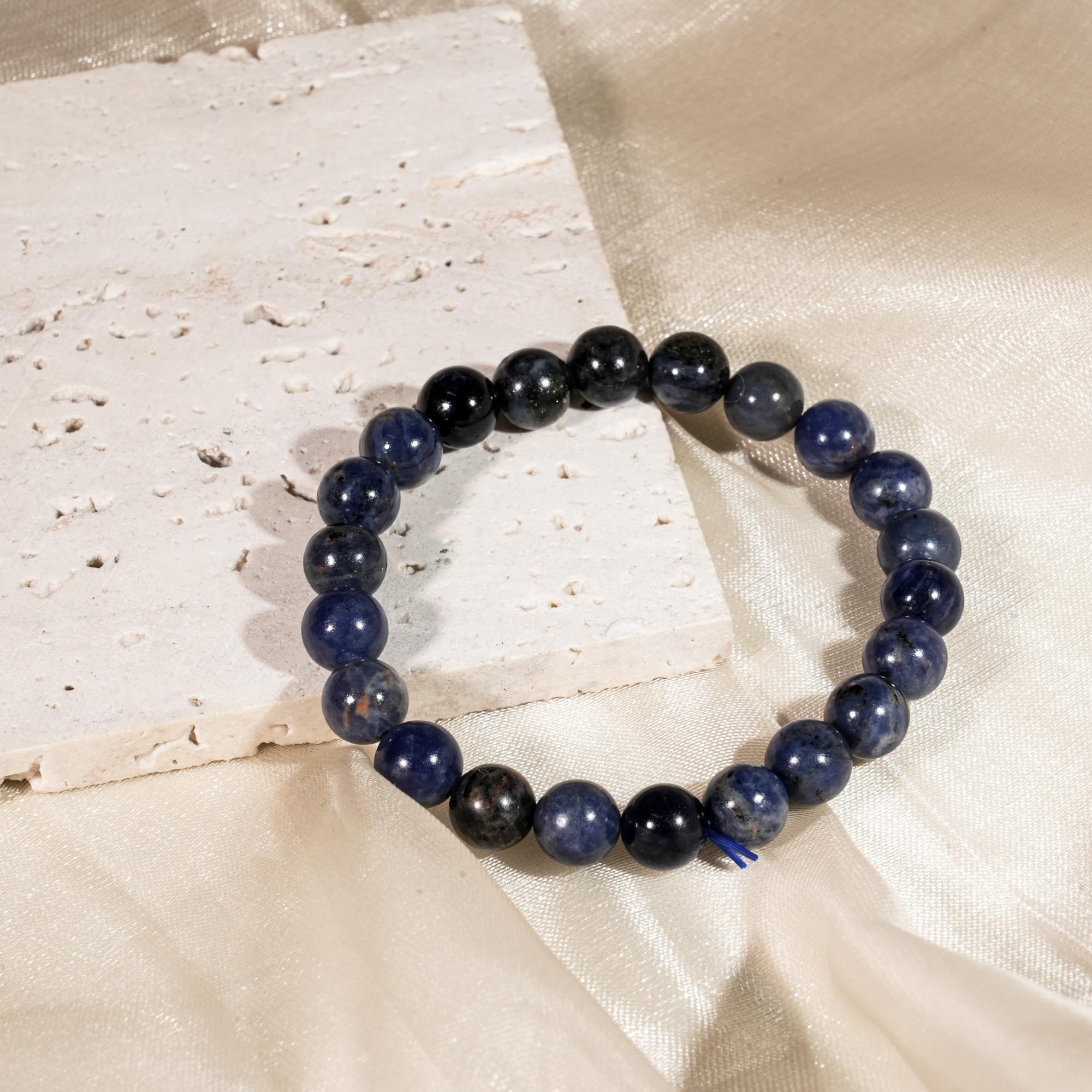 Sodalite Crystal Bracelet-helmsman crystal-healing energy crystal