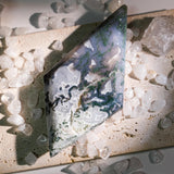 Moss Agate Diamond Ornament