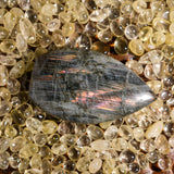 Purple Labradorite Flame Freeform
