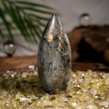 Purple Labradorite Flame Freeform