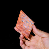 Pink Agate Diamond Ornament