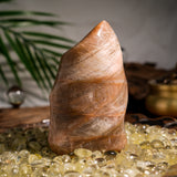 Peach Moonstone Flame