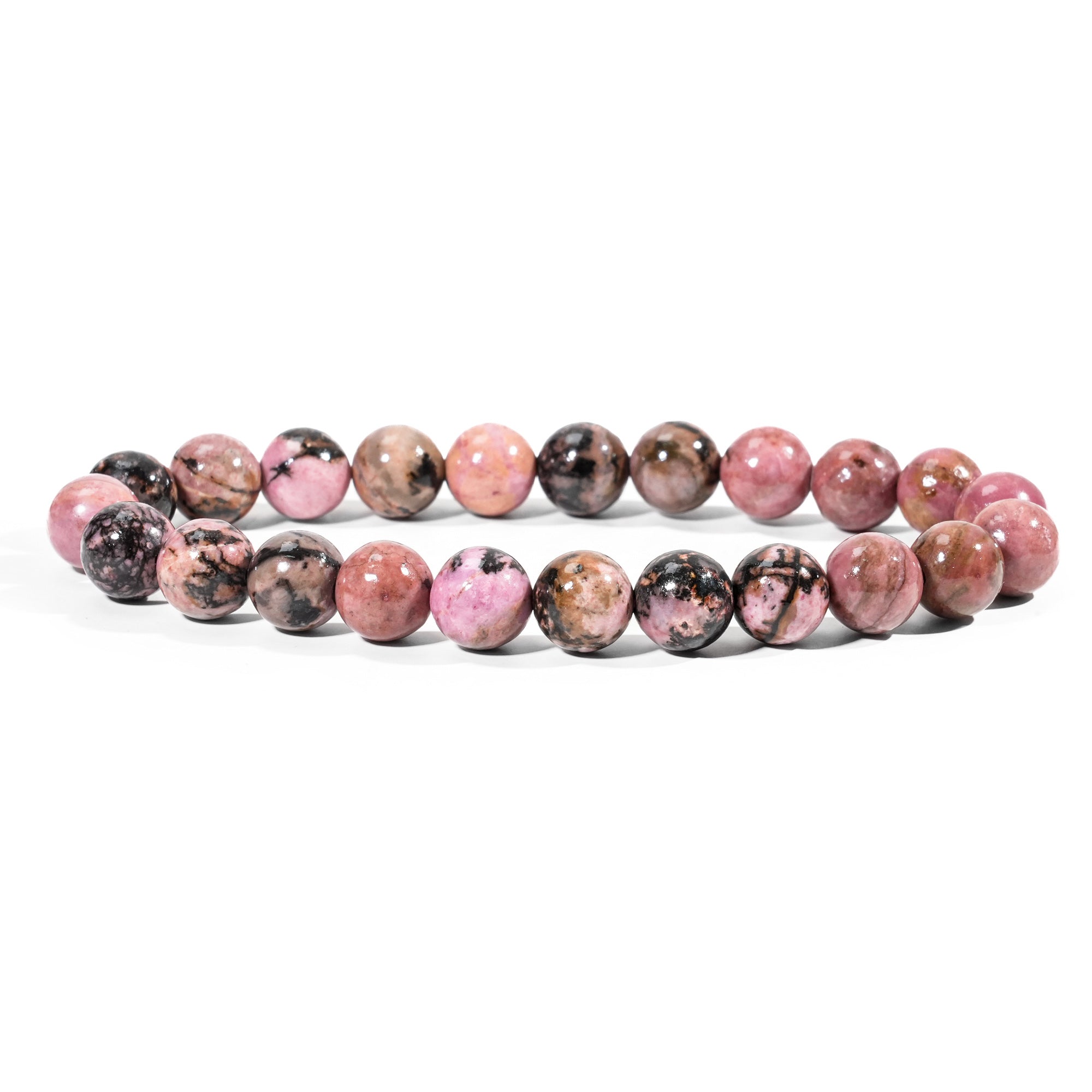 Black Rhodonite Bracelet-helmsman crystal-healing energy crystal
