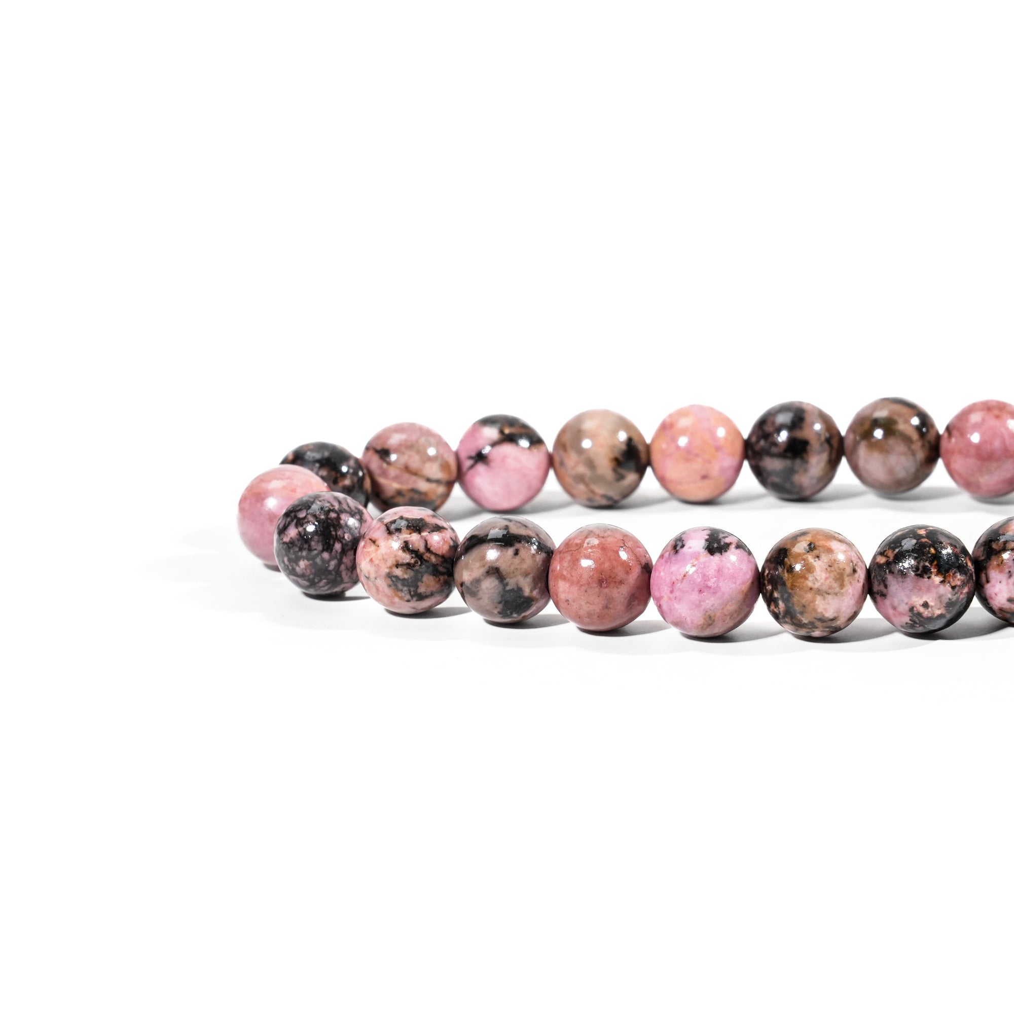 Black Rhodonite Bracelet-helmsman crystal-healing energy crystal