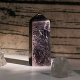 Gem Lepidolite Tower