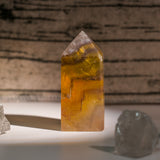 Yellow Candy Fluorite Tower