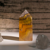 Yellow Candy Fluorite Tower