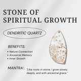 Dendritic Quartz Tower-Helmsman Crystal