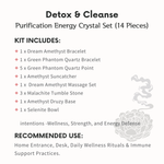 Detox & Cleanse Crystal Ritual Set-Helmsman Crystal