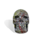 Dragon Blood Stone Skull-Helmsman Crystal