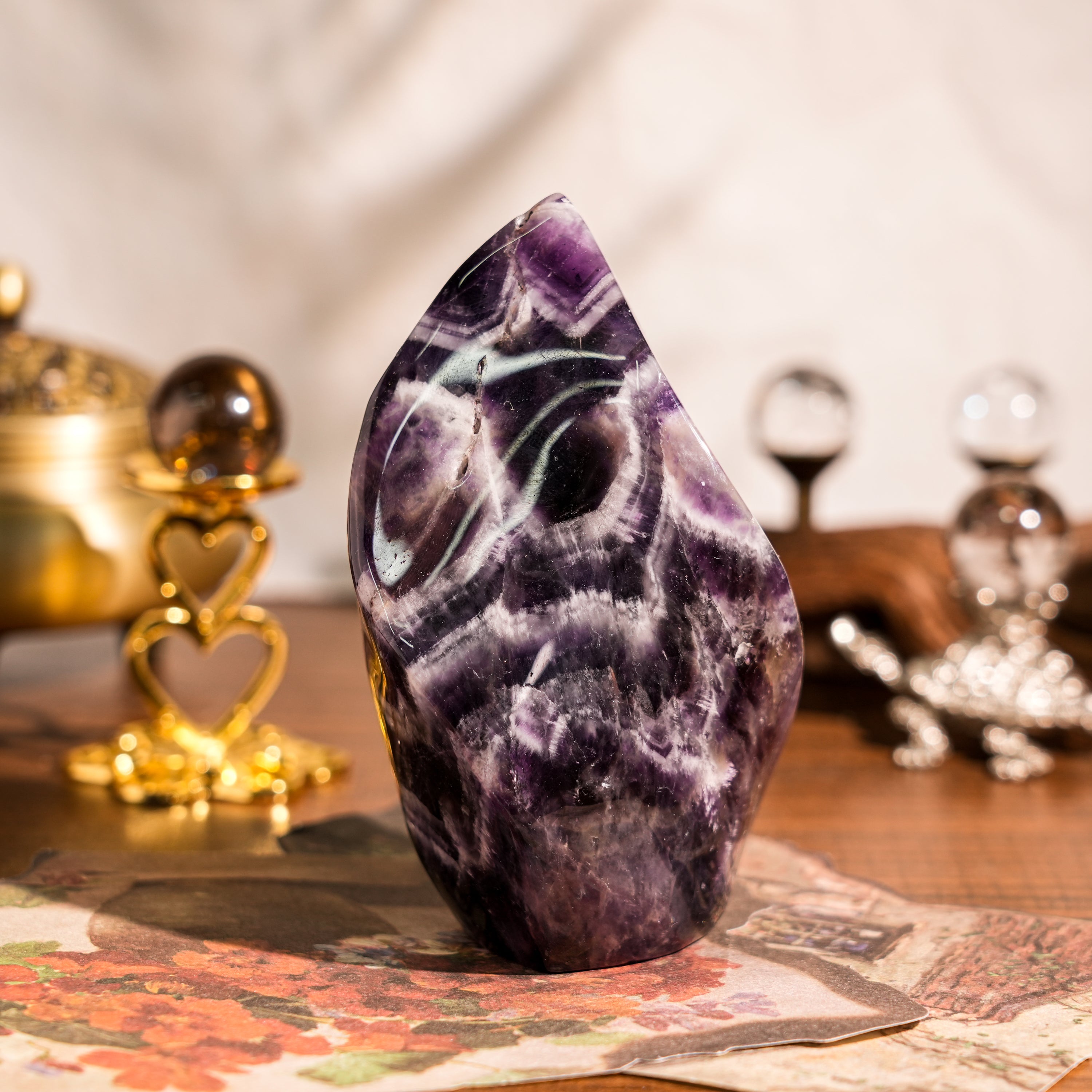Dream Amethyst Freeform-Helmsman Crystal