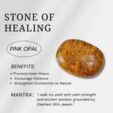 Elephant Skin Jasper Bracelet-Helmsman Crystal