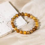 Elephant Skin Jasper Bracelet-Helmsman Crystal