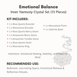 Emotional Balance Crystal Ritual Set-Helmsman Crystal
