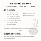 Emotional Balance Crystal Ritual Set-Helmsman Crystal