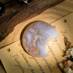 Flower Agate Moon-Helmsman Crystal