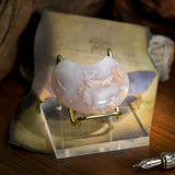 Flower Agate Moon-Helmsman Crystal