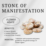 Flower Agate Moon-Helmsman Crystal