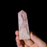 Flower Agate Tower-Helmsman Crystal