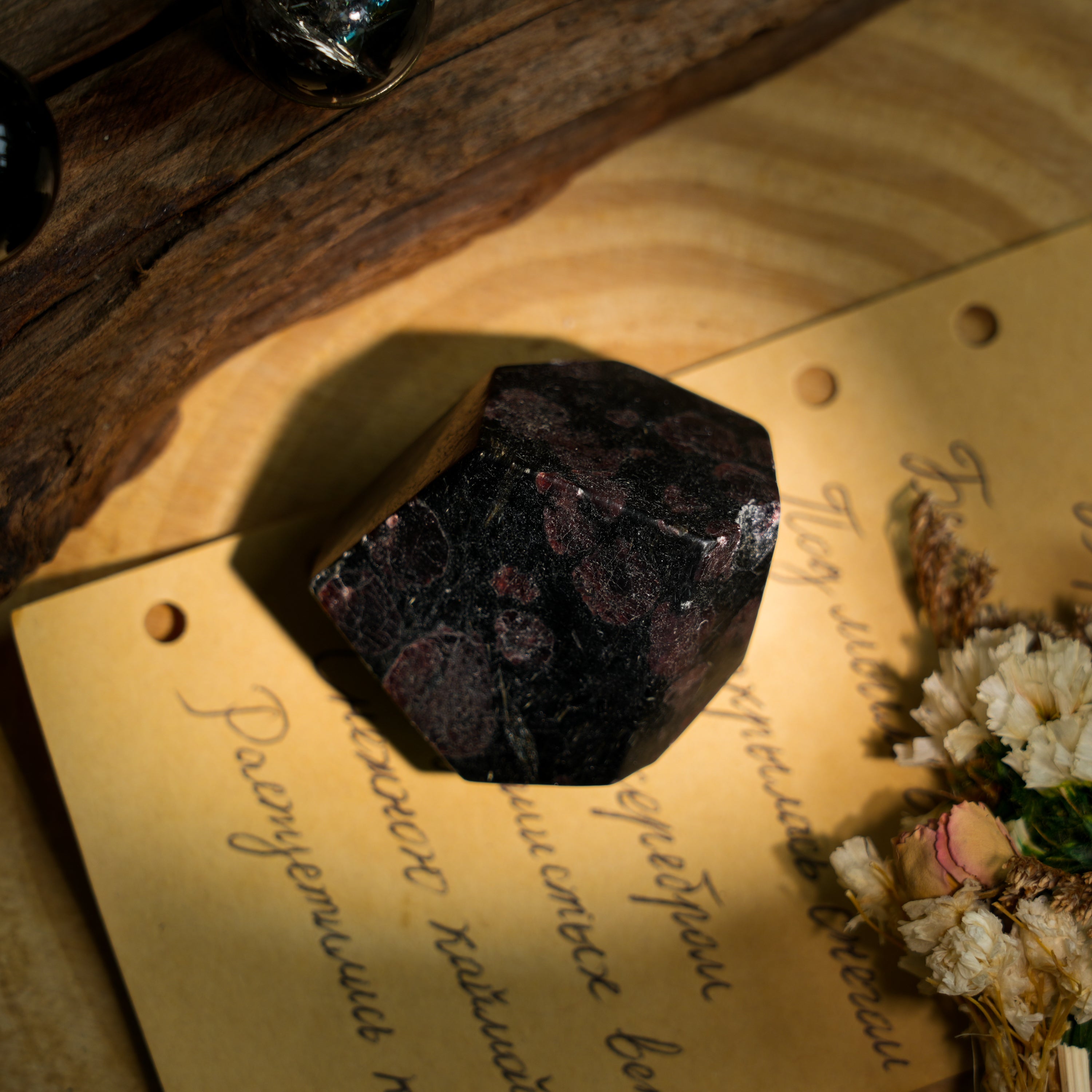 Garnet Freeform-Helmsman Crystal