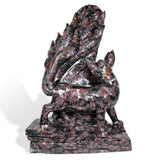 Garnet Nine-Tailed Fox-Helmsman Crystal