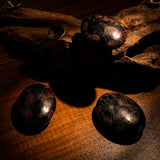 Garnet Palm Stone-Helmsman Crystal