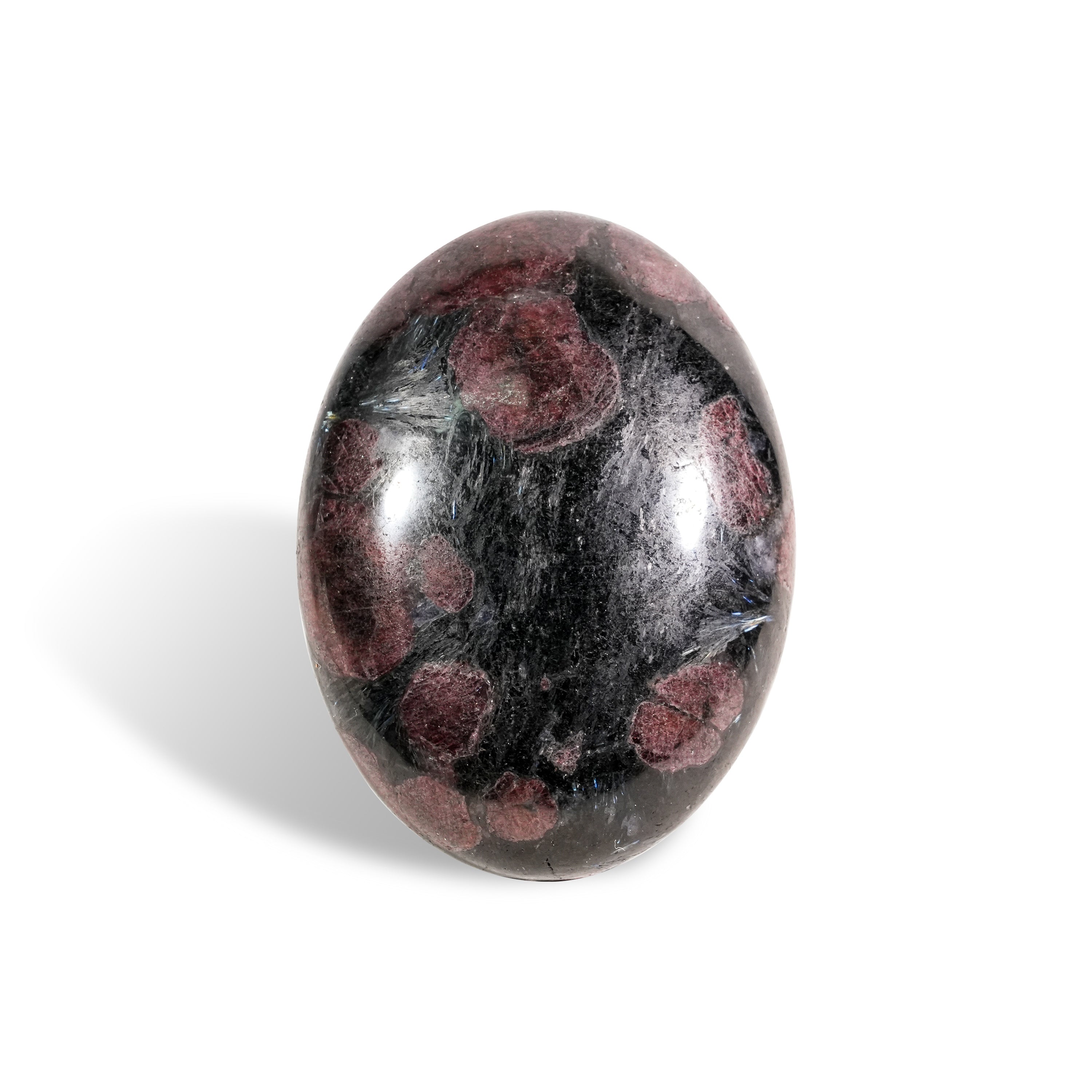 Garnet Palm Stone-Helmsman Crystal