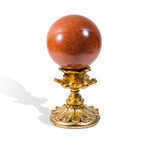 Gold Sandstone Sphere-Helmsman Crystal