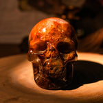 Golden Healer Quartz Skull-Helmsman Crystal
