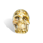Golden Mica Skull-Helmsman Crystal