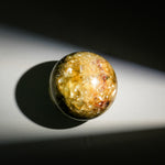 Golden Mica Sphere-Helmsman Crystal