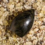 Golden Obsidian Flame Freeform-Helmsman Crystal