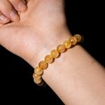 Golden Rutilated Quartz Bracelet-Helmsman Crystal