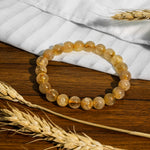Golden Rutilated Quartz Bracelet-Helmsman Crystal