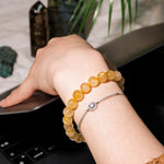 Golden Rutilated Quartz Bracelet-Helmsman Crystal