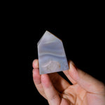 Gray Agate Tower-Helmsman Crystal