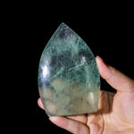 Green Fluorite Flame Freeform-Helmsman Crystal