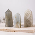 Green Moonstone Tower-Helmsman Crystal