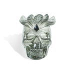 Green Phantom Quartz Skull-Helmsman Crystal