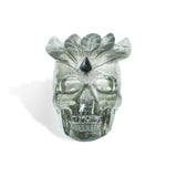 Green Phantom Quartz Skull-Helmsman Crystal