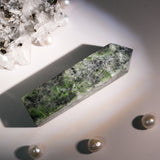 Green Seraphinite Tower-Helmsman Crystal