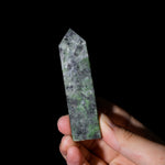 Green Seraphinite Tower-Helmsman Crystal