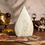 Hemimorphite Flame Freeform-Helmsman Crystal