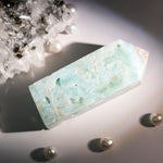Hemimorphite Tower-Helmsman Crystal