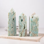 Hemimorphite Tower-Helmsman Crystal