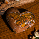 Indonesian Agate Heart Ornament-Helmsman Crystal