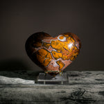 Indonesian Agate Heart Ornament-Helmsman Crystal