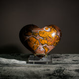 Indonesian Agate Heart Ornament-Helmsman Crystal