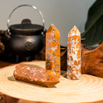 Indonesian Agate Point-Helmsman Crystal